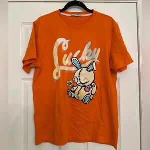 BKYS Black Keys Lucky Charm Graphic Tee Orange Medium Men’s Streetwear